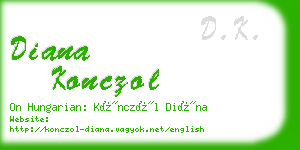 diana konczol business card